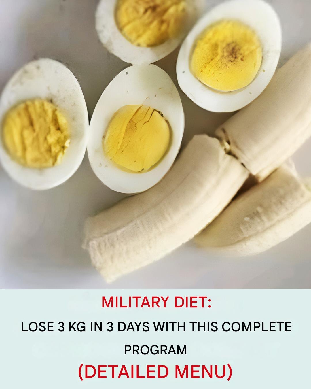 Lose 3 kg in 3 days with this complete program