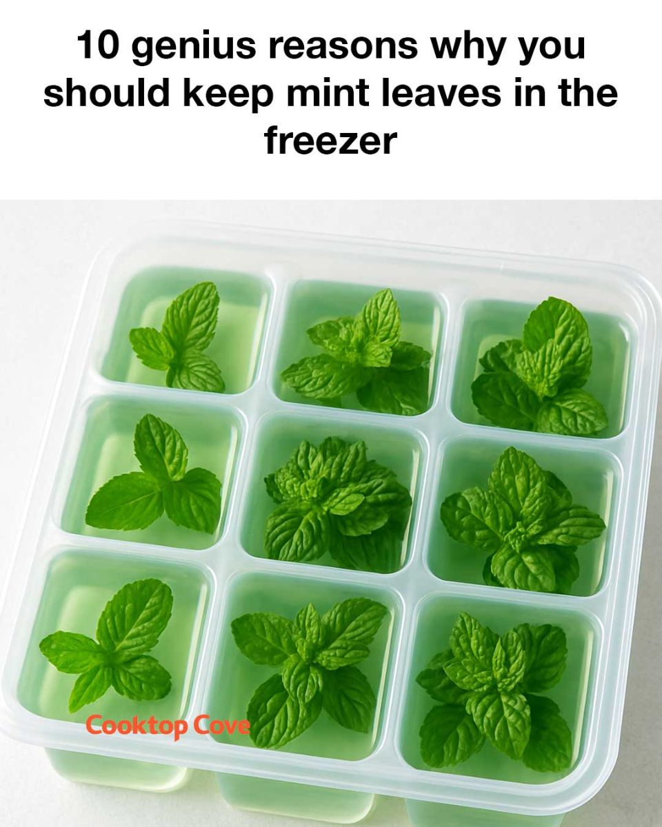 10 genius reasons why you should keep mint leaves in the freezer