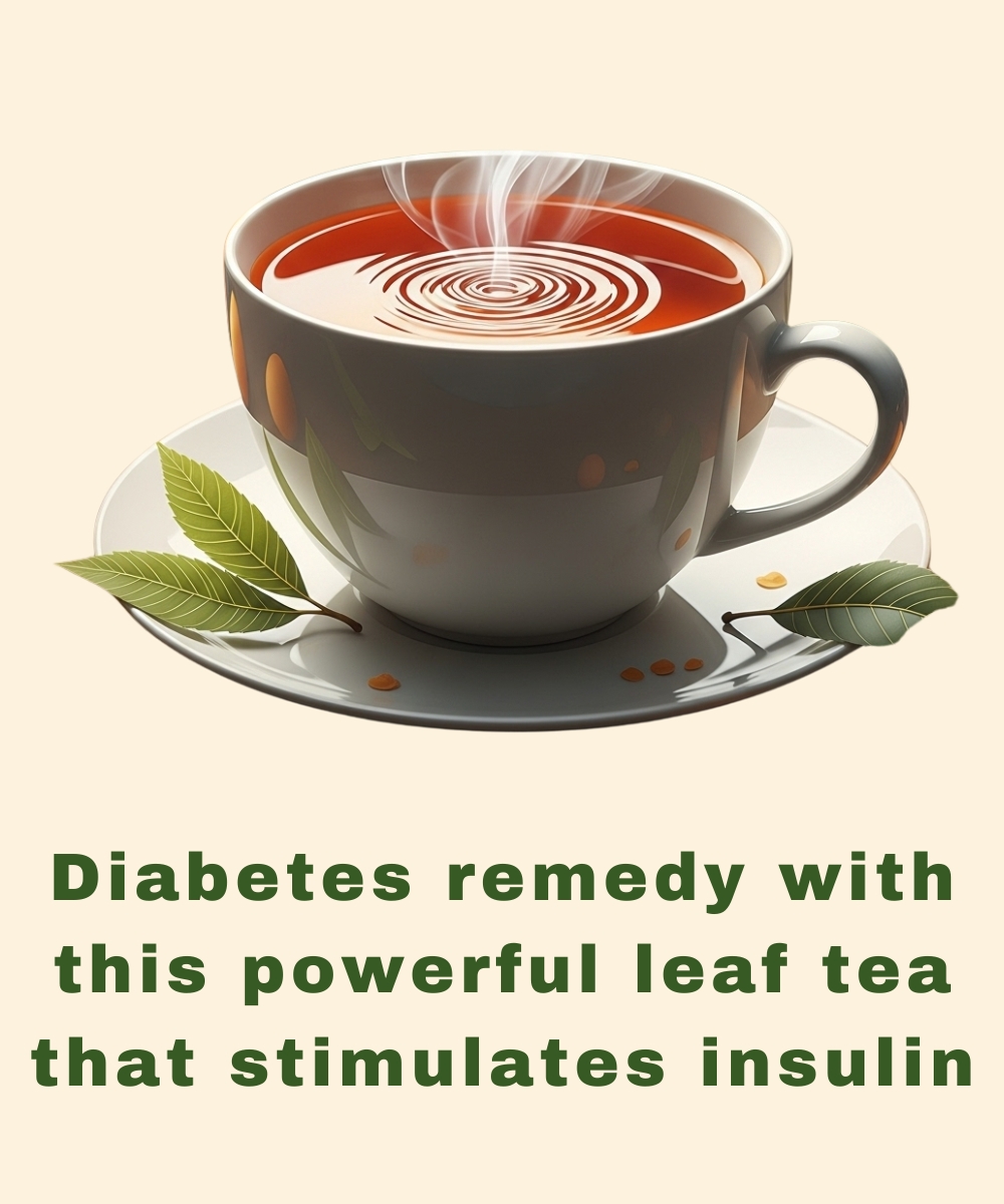 Diabetes remedy with this powerful leaf tea that stimulates insulin