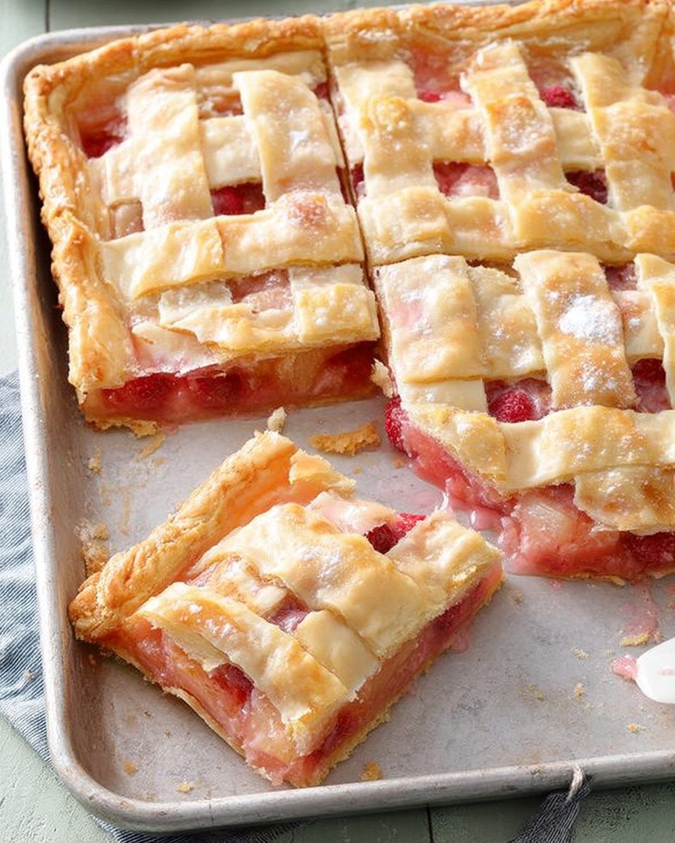 Raspberry-Rhubarb Slab Pie: A Sweet Summer Favorite That Delivers Big Flavor