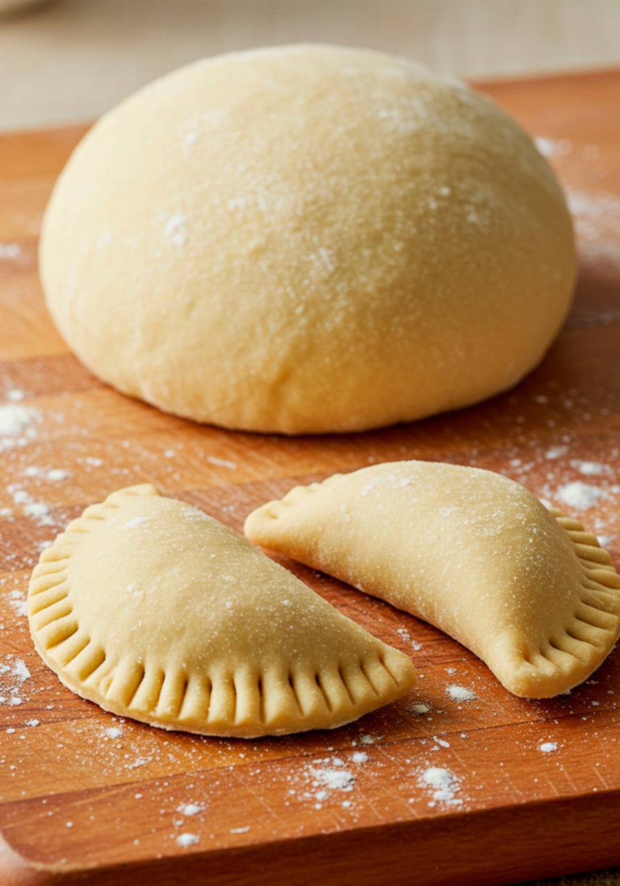 Homemade empanada dough