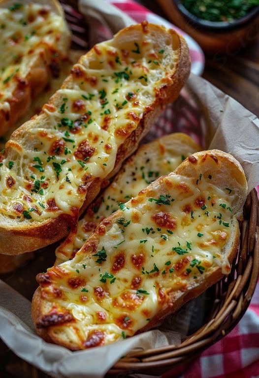 Cheesy Garlic Bread recipe