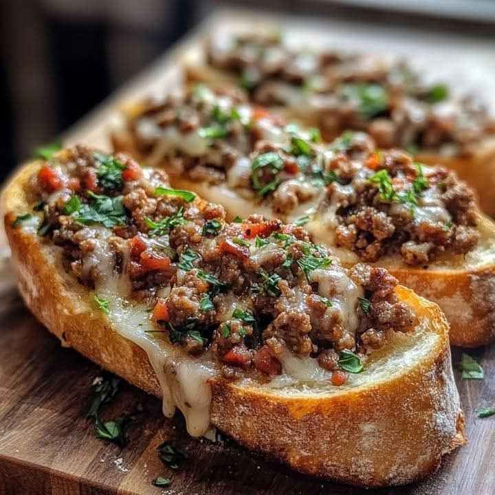 Italian-Style Meat and Cheese Bread Slabs