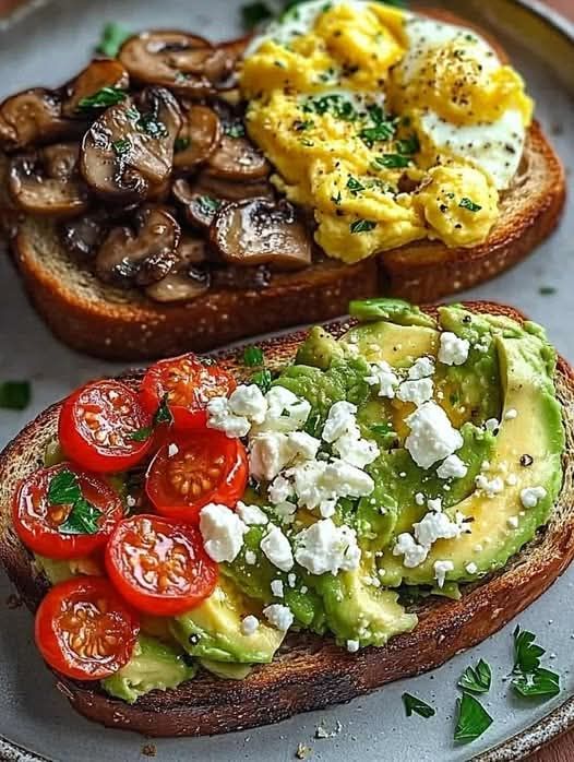 Gourmet Avocado Toast with 4 Delicious Toppings
