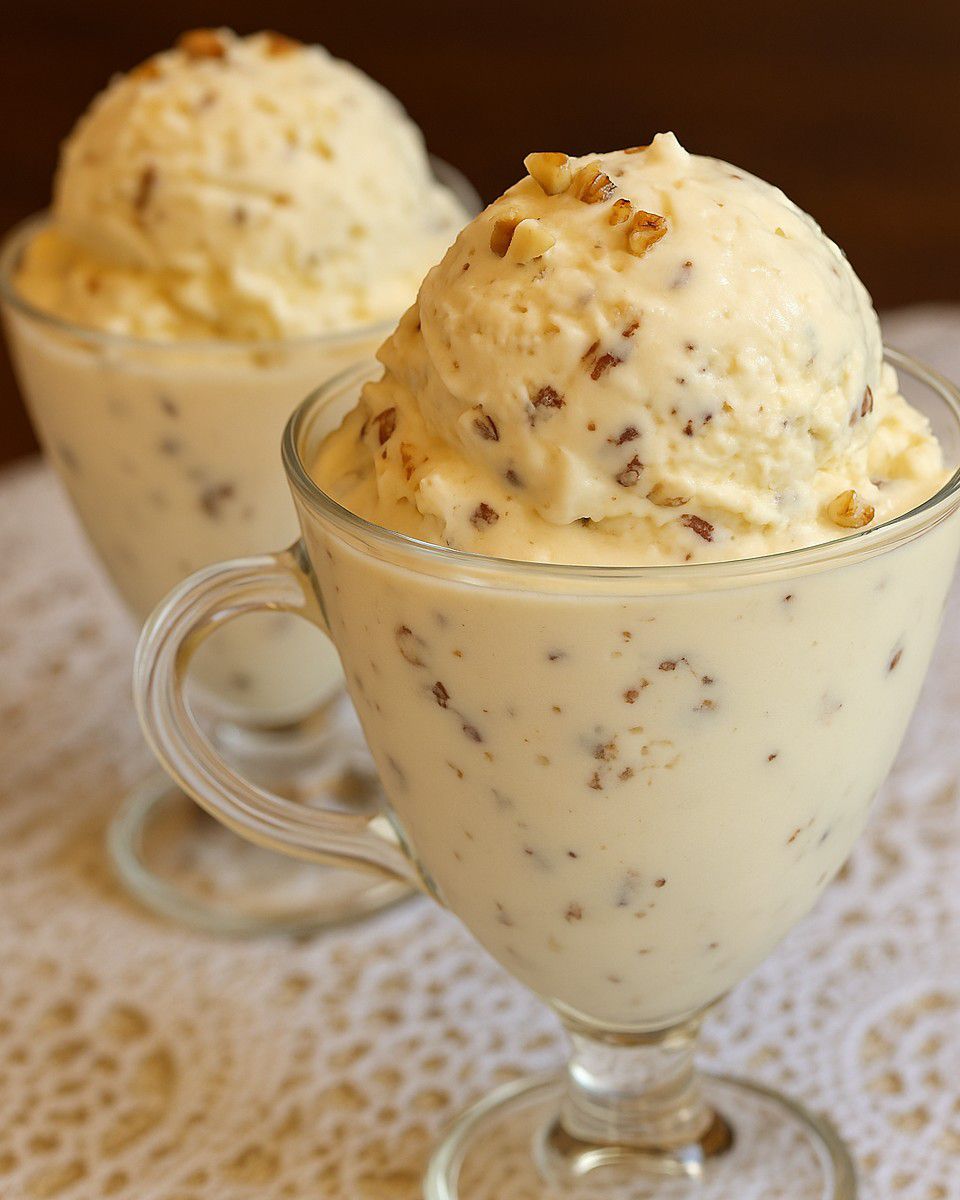Homemade Chunky Vanilla Ice Cream