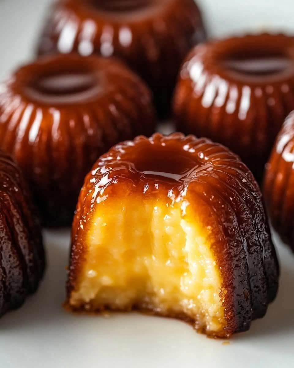French Canelés – Caramelized Custard Cakes