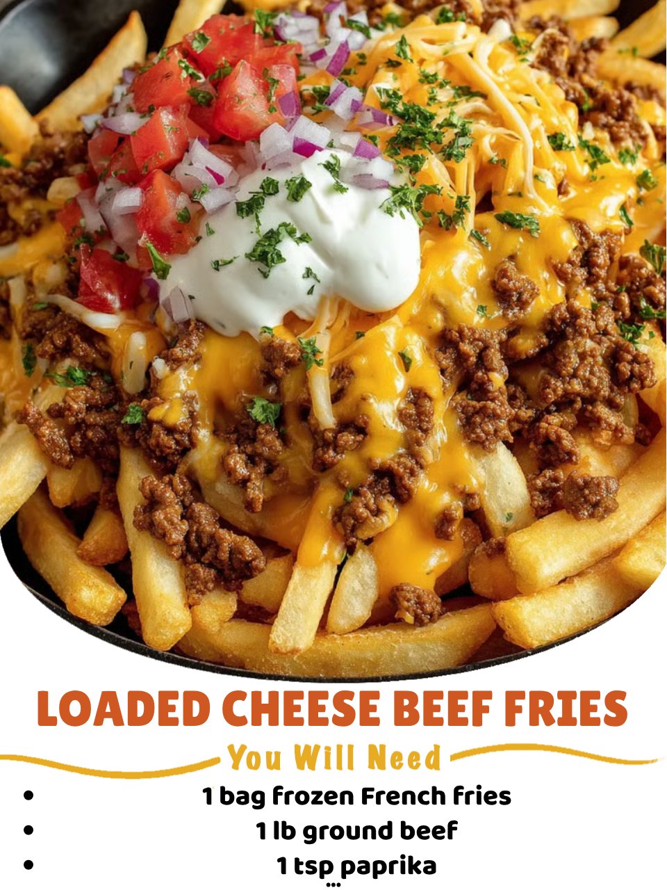 Loaded Cheese Fries Beef