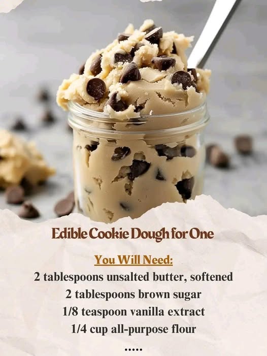 Single-Serve Edible Cookie Dough