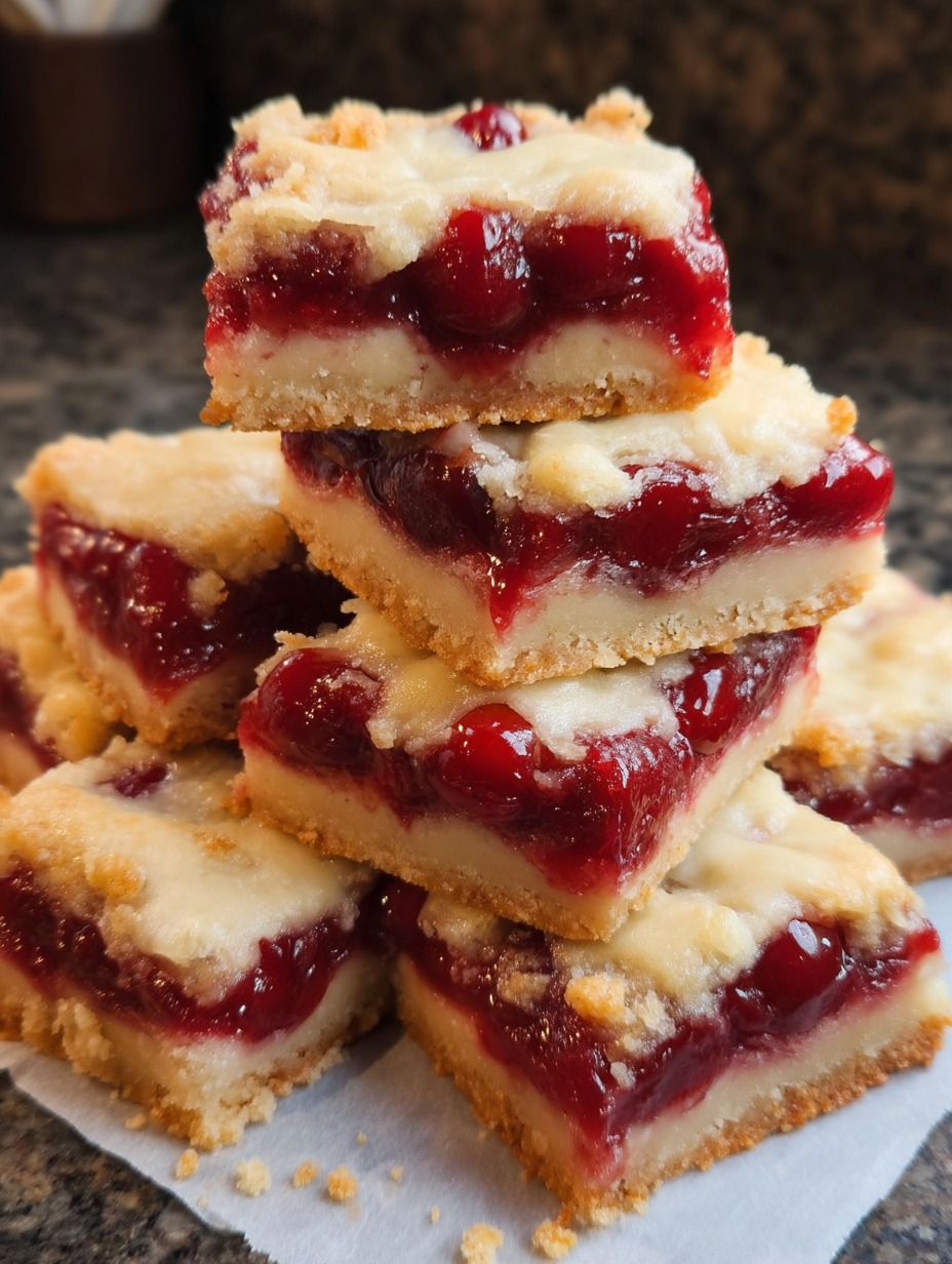 Christmas Cherry Bars