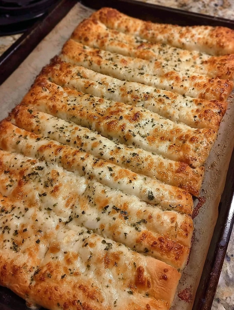 Cheesy Garlic Breadsticks