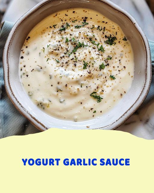 Yogurt Garlic Sauce