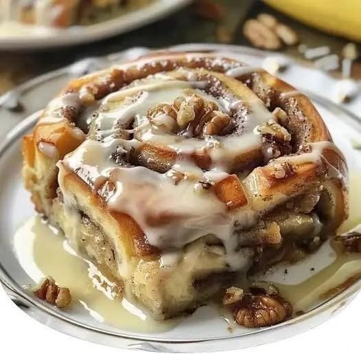 Banana Bread Cinnamon Rolls