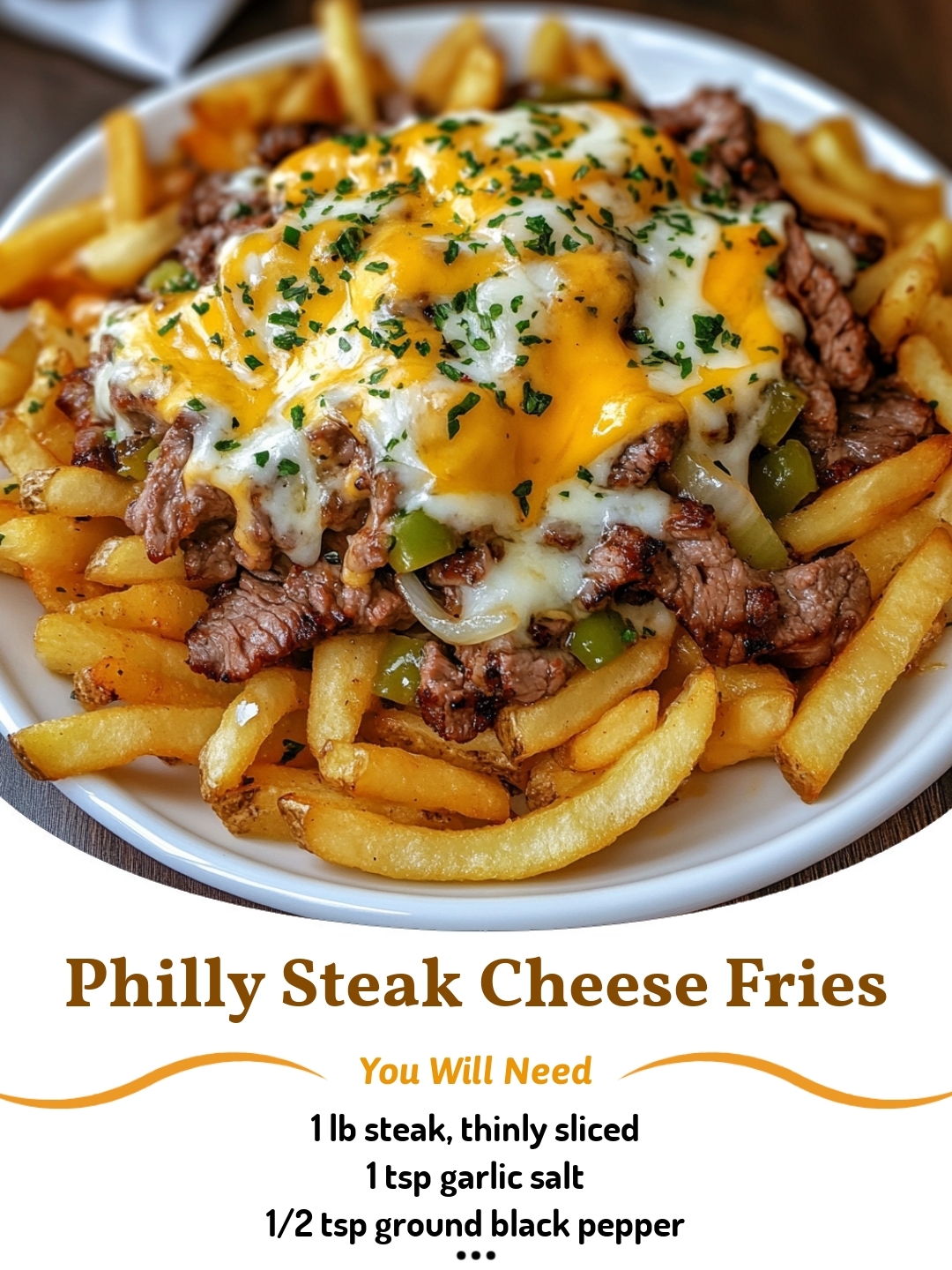 Philly Steak Cheese Fries