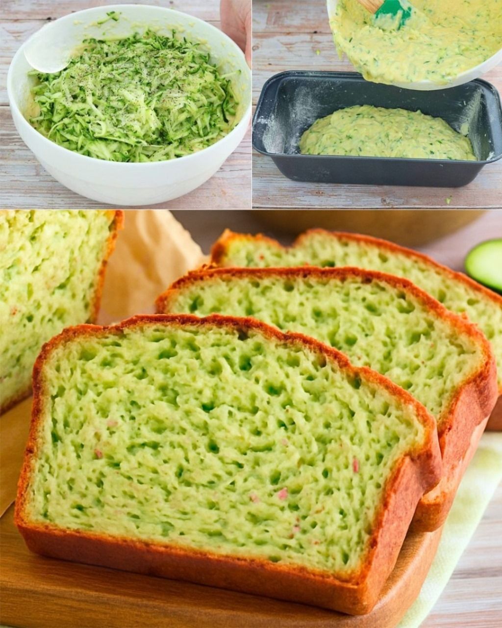 Zucchini Cheese Bread Recipe