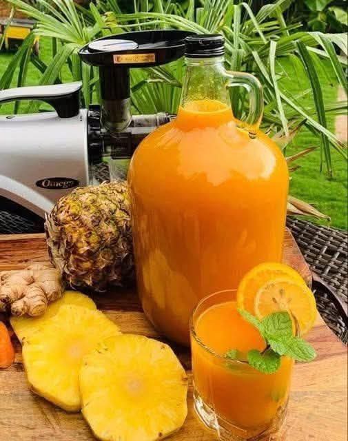 Pineapple Ginger Carrot Juice